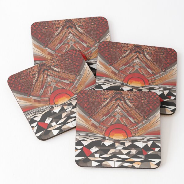 Item preview, Tiled Morning Mist | Sunrise Sunset  designed and sold by DinaMite-Art.