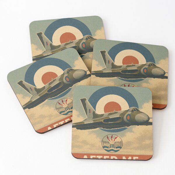 Item preview, Vintage 617 Squadron RAF Vulcan Poster designed and sold by Airpower Art.