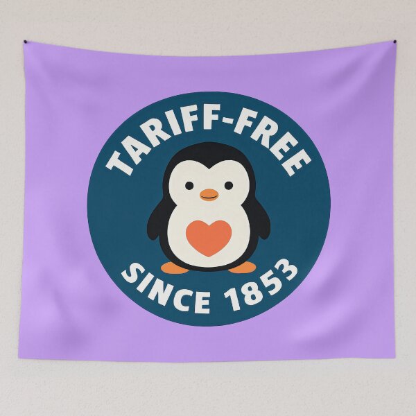 Item preview, Tariff-Free Penguin designed and sold by TSQ.