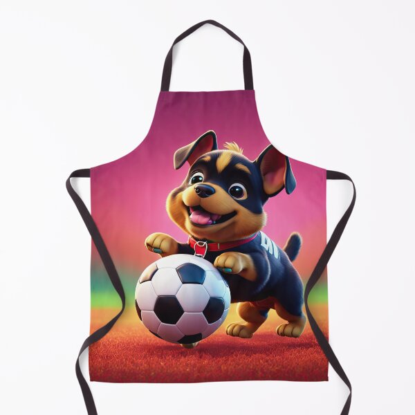 Item preview, Puppy playing soccer designed and sold by Colin Bentham.