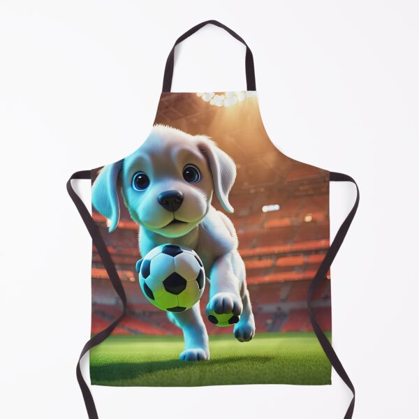 Item preview, Puppy playing soccer designed and sold by Colin Bentham.