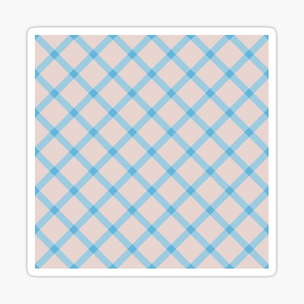 Item preview, Pastel Gingham Checker Blue designed and sold by r3dsun.