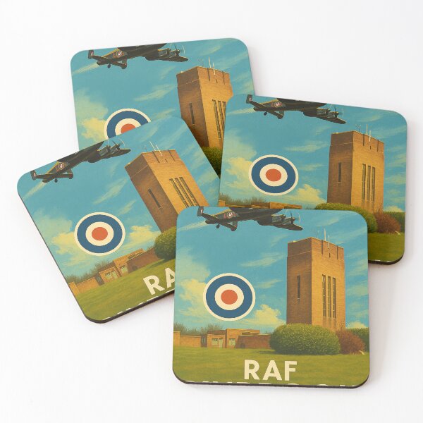 Item preview, RAF Binbrook Vintage Poster designed and sold by Airpower Art.