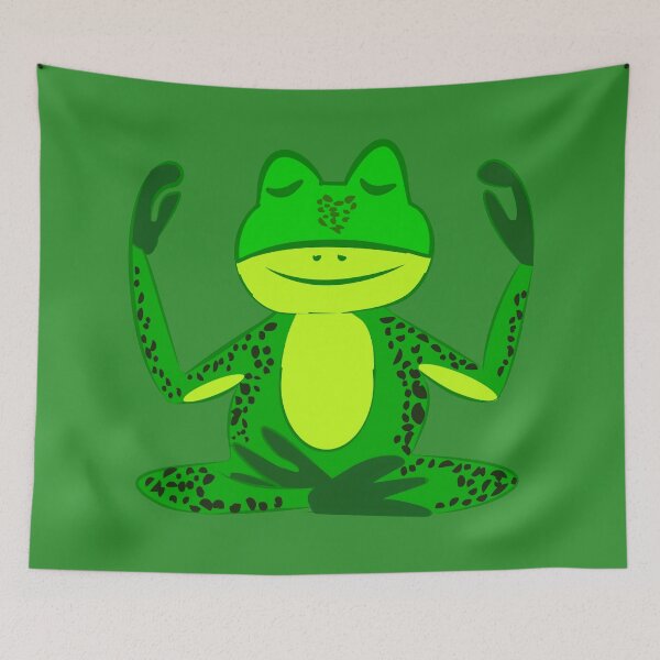 Item preview, frog yoga designed and sold by Navkriti.