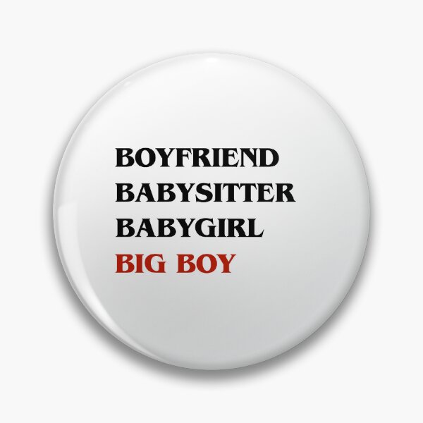 Artikelvorschau, Freund, Babysitter, Babygirl, Big Boy (schwarz) entworfen und verkauft von lilyscribbles.