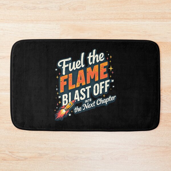 Item preview,  Fuel the Flame Blast Off Into the Next Chapter – Motivational Rocket Quote Design designed and sold by Jason123za.