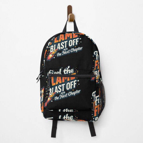 Item preview, Fuel the Flame Blast Off Into the Next Chapter – Motivational Rocket Quote Design designed and sold by Jason123za.