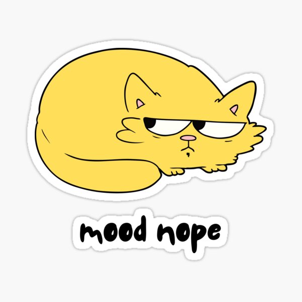 Item preview, "Mood: Nope - Sarcastic & Relatable Design for T-Shirts & Accessories" designed and sold by Designovibes.