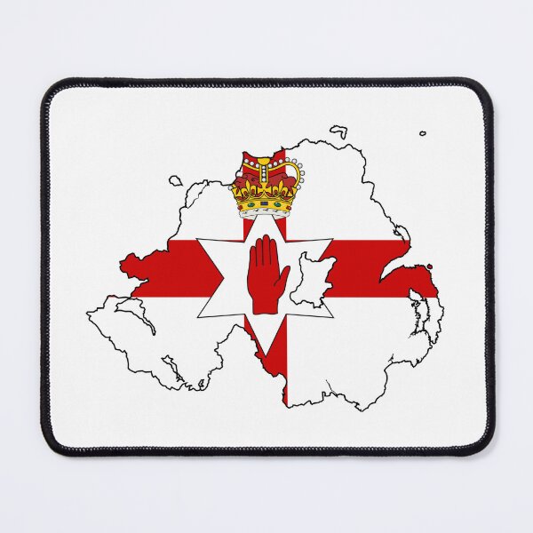 Item preview, Flag map of Northern Ireland designed and sold by Beluga Cat.