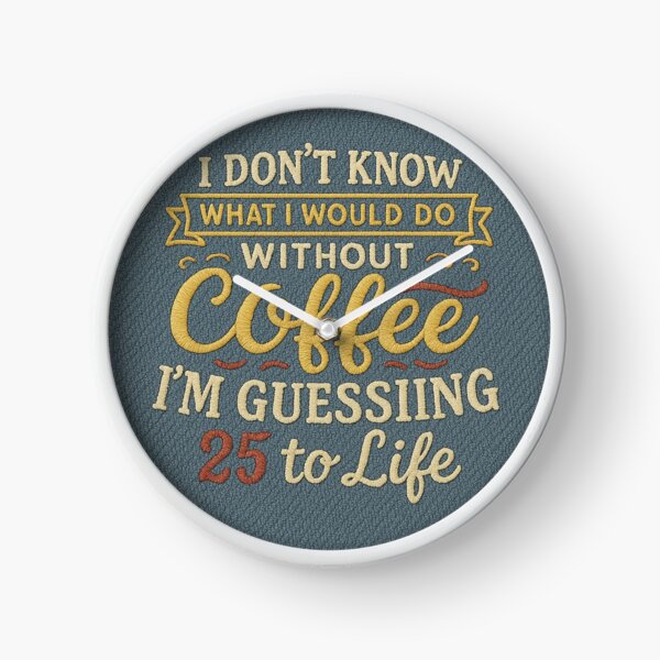 Item preview, I Don't know what I'd do without Coffee...  | Funny Sarcastic Humour designed and sold by Intrepid Media.