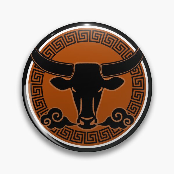 Item preview, The Bull (Terracotta version) - Ink Art designed and sold by Made By Nishi | Nishi Wojnar.