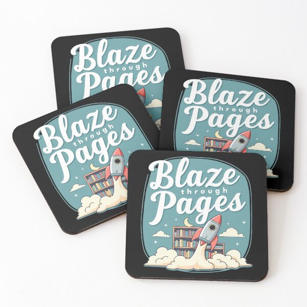 Item preview,  Blaze Through Pages – Rocket-Powered Book Lover Design designed and sold by Jason123za.