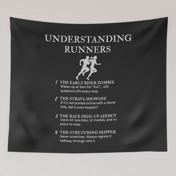 Item preview, Understanding Runners – Funny Long-Distance Life Humor – Black designed and sold by PsyFlow35.