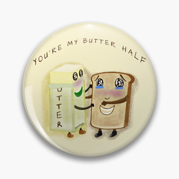 Item preview, Punny Breakfast- You're My Butter Half  designed and sold by ArtandStories.
