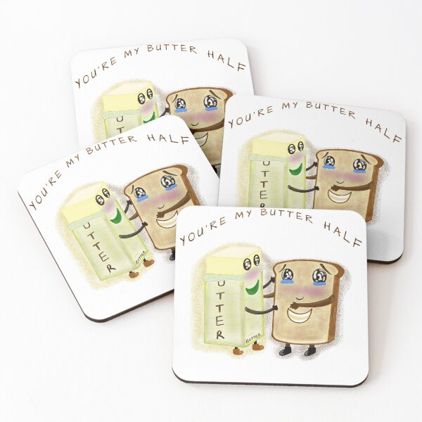 Item preview, Punny Breakfast- You're My Butter Half  designed and sold by ArtandStories.