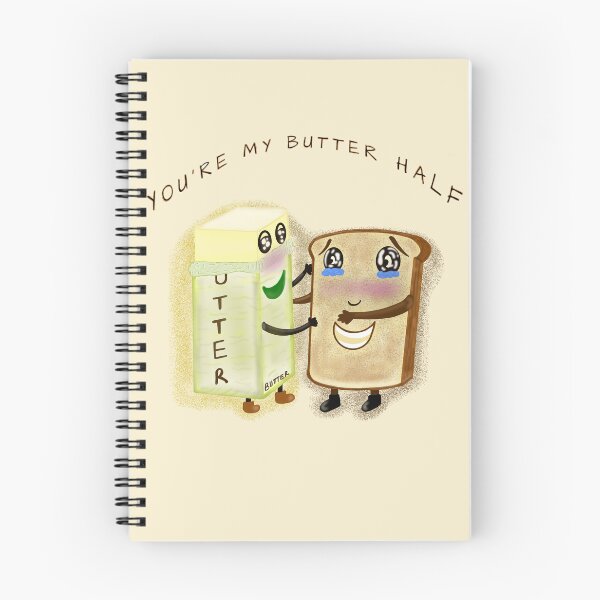 Item preview, Punny Breakfast- You're My Butter Half  designed and sold by ArtandStories.