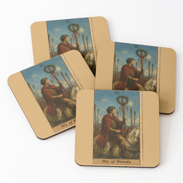 Item preview, Tarot: Six of Wands designed and sold by skoolsarecool.