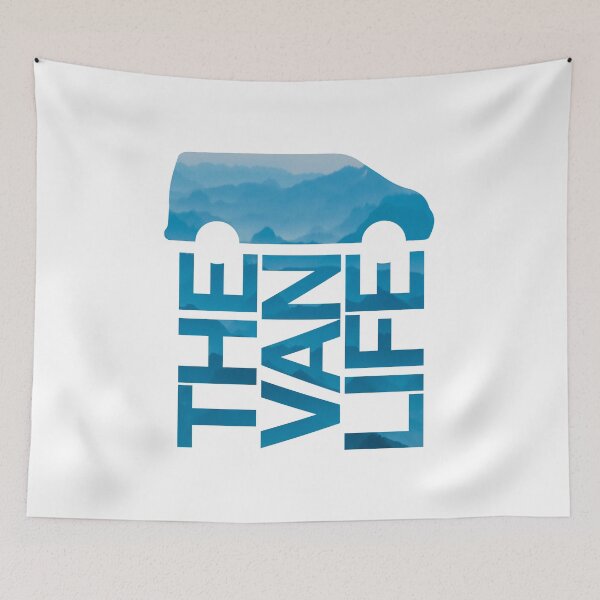 Item preview, the van life logo: blue mountain designed and sold by robnoble.