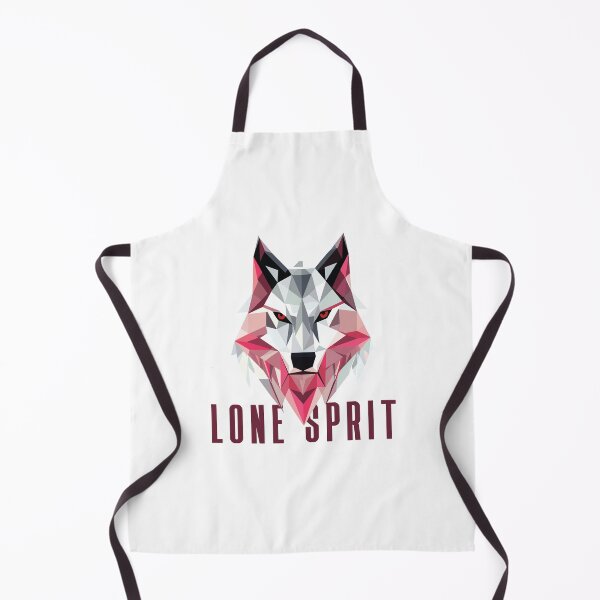 Item preview, Lone Spirit Wolf – Geometric Animal Art Design designed and sold by PrintMastery.