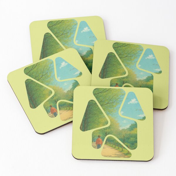 Item preview, A Peaceful Spring Walk – Nature Window Cutout Design designed and sold by Nadia-joy.