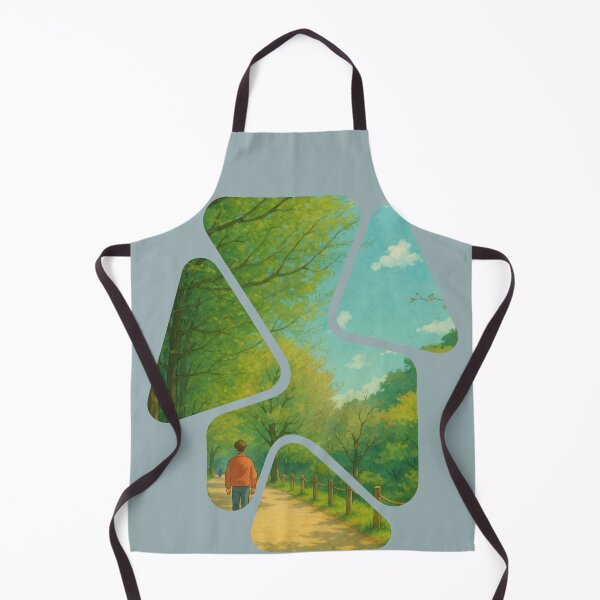 Item preview, A Peaceful Spring Walk – Nature Window Cutout Design designed and sold by Nadia-joy.