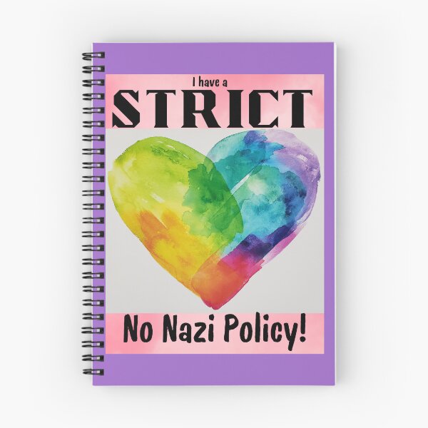 Item preview, STRICT No Nazi Policy! designed and sold by Project Remission, LLC.