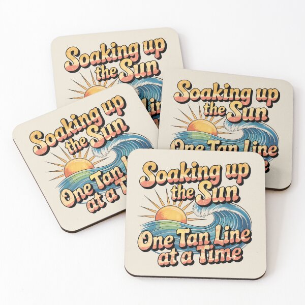 Item preview, Soaking Up the Sun One Tan Line at a Time  designed and sold by Jollys-ArtShop.