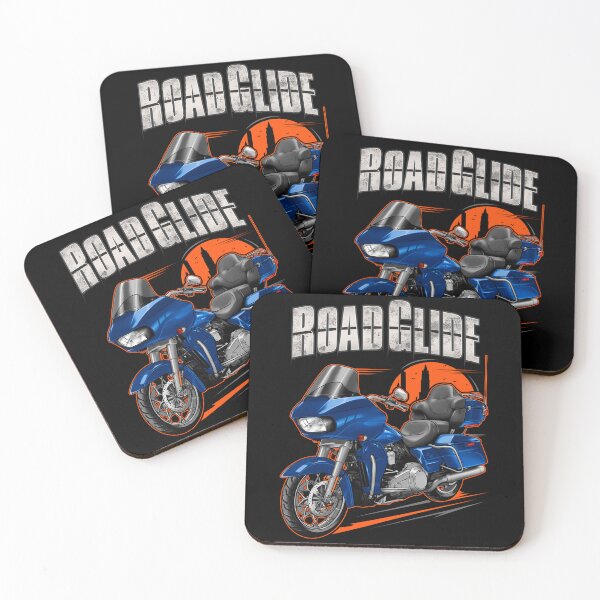 Item preview, Motorcycle Road Glide Ultra 2018 (Electric Blue) for Motorcycle Riders designed and sold by MotoApparelHub.