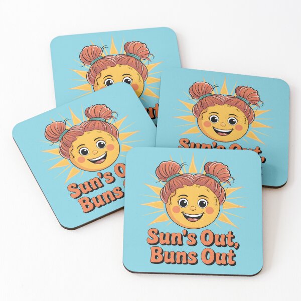 Item preview, Sun’s Out Buns Out Funny Summer Beach Quote designed and sold by Jollys-ArtShop.