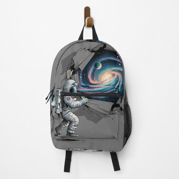 Item preview, Astronaut Opening the Universe – Surreal Space Galaxy Portal Art designed and sold by Sepinik.