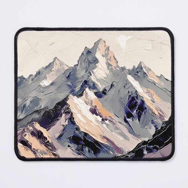 Item preview, abstract rugged mountains designed and sold by SKULLARTISTRY.