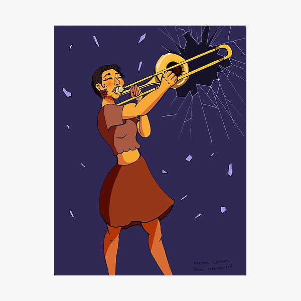 Item preview, Melba Liston - Trombone Queen  designed and sold by Oohkittymeow.