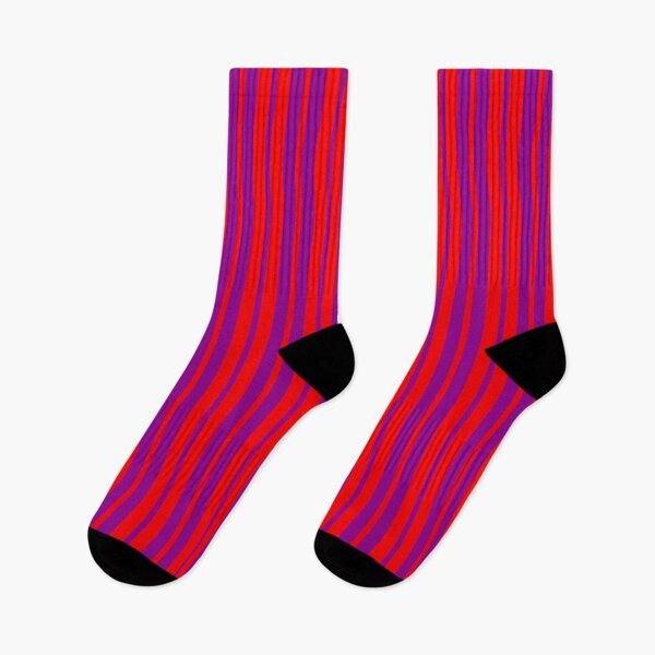 Item preview, Vertical Red Purple Stripes Pattern Design  designed and sold by PatternTitan.