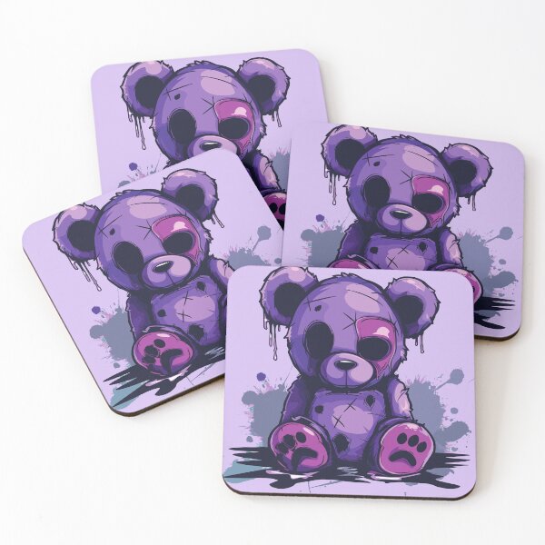 Item preview, Cute teddy bear in a bad mood designed and sold by drizzd.