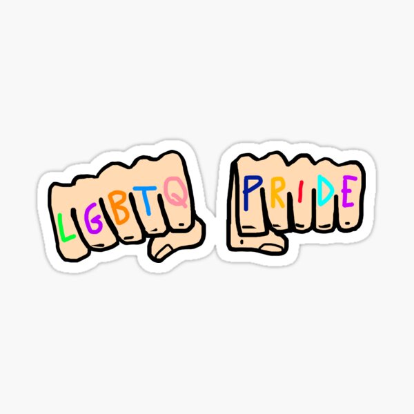 Item preview, Lgbtq pride fists designed and sold by Paintbase.