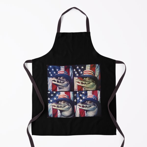 Item preview, Patriotic Crocodile 4th of July American Flag Hat Funny Independence Day Crocodile designed and sold by RockFireMerch.