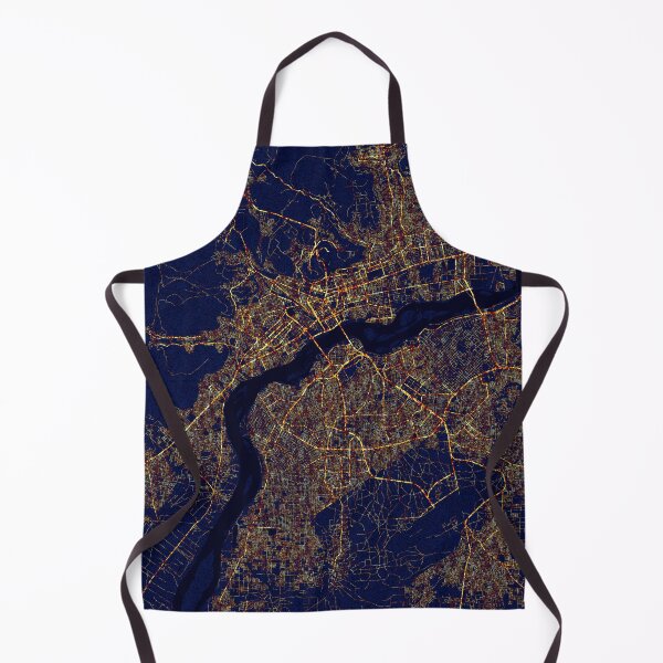 Item preview, Bamako, Mali Map - City At Night designed and sold by deMAP.
