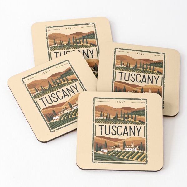 Item preview, A Vintage Illustration of Tuscany - Italy  designed and sold by GoodOldVintage.
