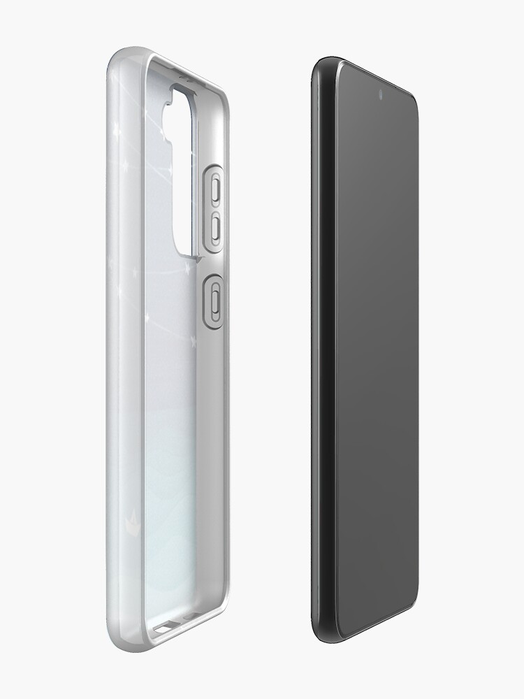 Alternate view of Garland of stars, teal ocean Samsung Galaxy Phone Case
