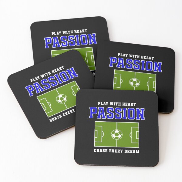 Item preview, Passion Football Field - Play with Heart Design designed and sold by Colorful-Garden.