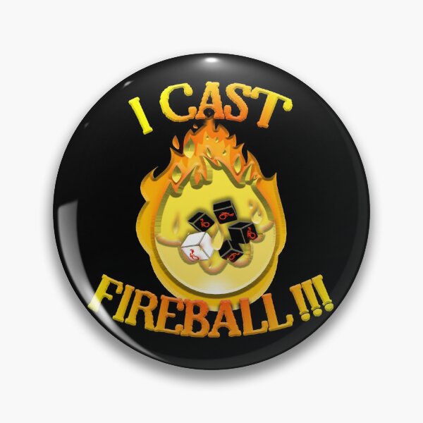 Item preview, I Cast Fireball designed and sold by BassInstinct.