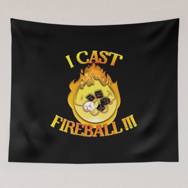 Item preview, I Cast Fireball designed and sold by BassInstinct.