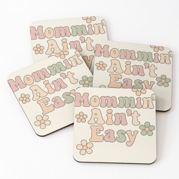 Item preview, Mommin’ Ain’t Easy – Funny Pastel Mom Life Shirt designed and sold by Laugh & Rewind .