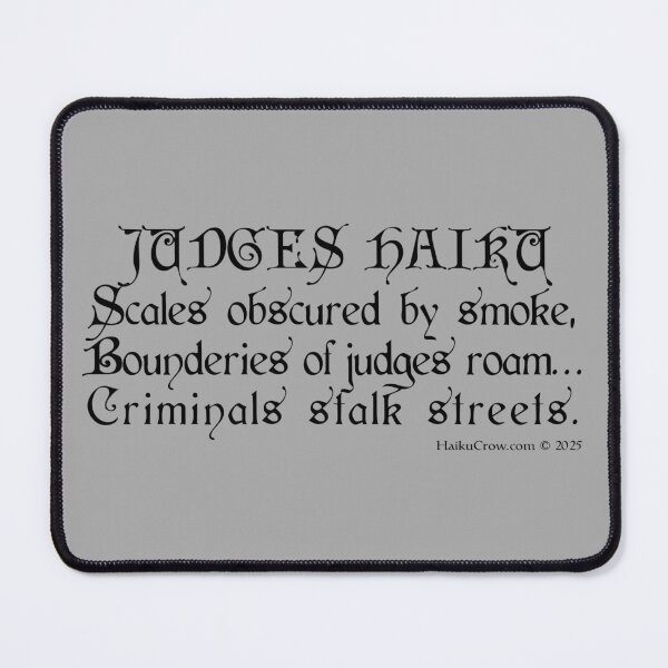 Item preview, Judges Haiku designed and sold by EyeMagined.