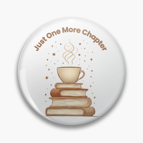 Item preview, Just One More Chapter – Cozy Book Lover Quote Design, Aesthetic Reading Gift for Readers & Students designed and sold by ArtbotsGallery.