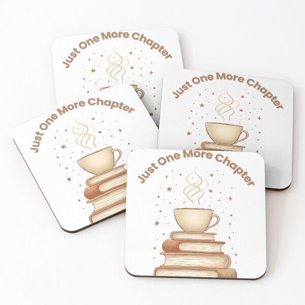 Item preview, Just One More Chapter – Cozy Book Lover Quote Design, Aesthetic Reading Gift for Readers & Students designed and sold by ArtbotsGallery.