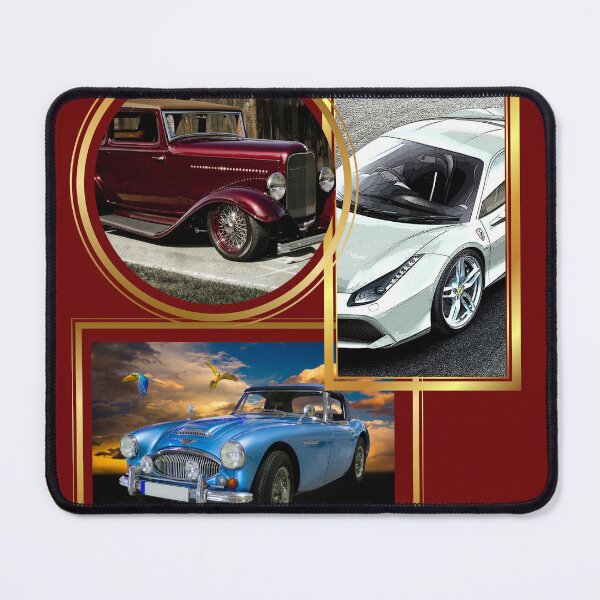 Item preview, Vintage Meets Modern: Artistic Classic & Supercars Collage designed and sold by Arte82.