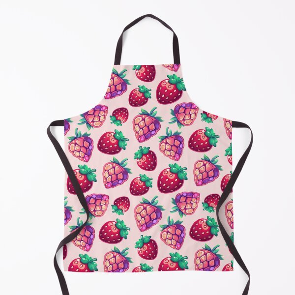 Item preview, Crystal Strawberry and Red Berries Seamless Pattern  Gemstone Style Strawberry and Berry Fruits Background designed and sold by Anastasiia Yurevych.