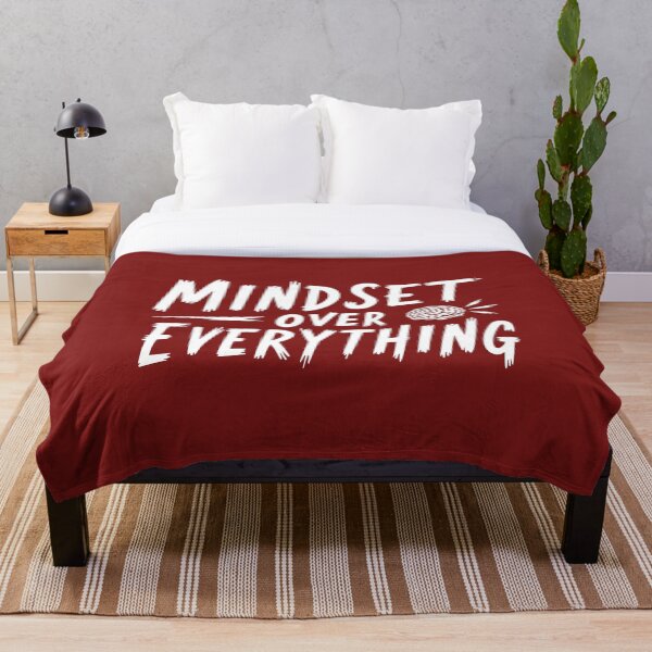 Item preview, Mindset Over Everything Bold Motivational T-Shirt designed and sold by gtrock.