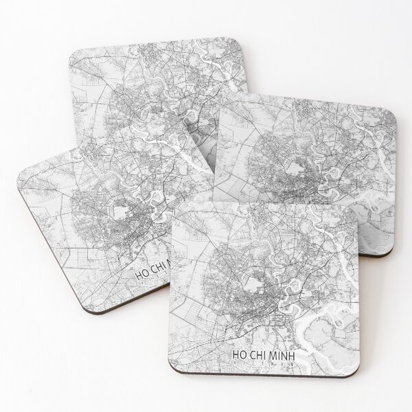 Item preview, Mapa de la ciudad de Ho Chi Minh de Vietnam - Luz designed and sold by deMAP.